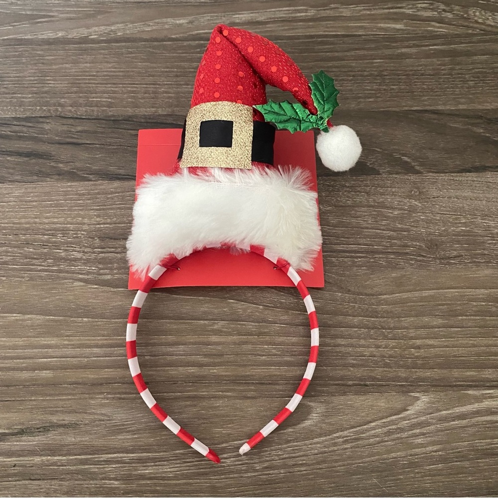 Kohls Celebrate Together Womens Santa‎ Hat Headband One Size Red White